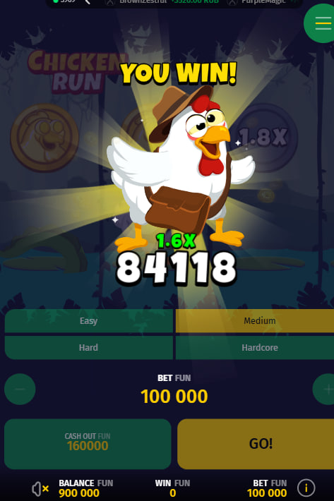 Vergleichsmatrix Browser vs native App für Chicken Run